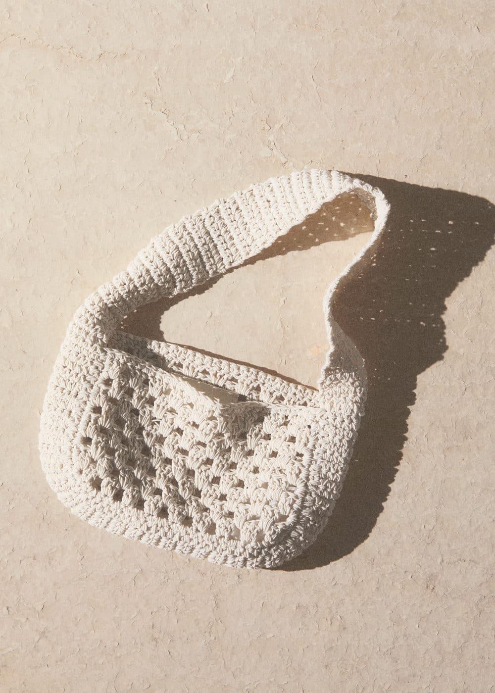 MANGO - Crochet handbag - One size - Women Product Image