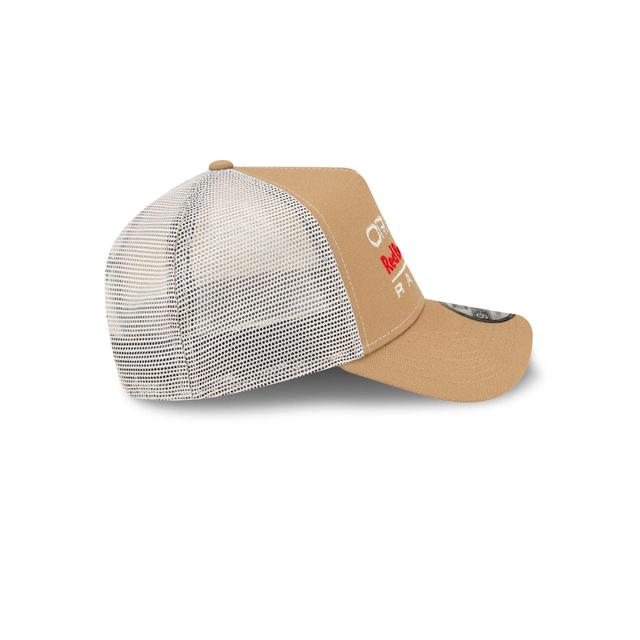 Oracle Red Bull Racing Essential Khaki 9FORTY A-Frame Trucker Hat Male Product Image