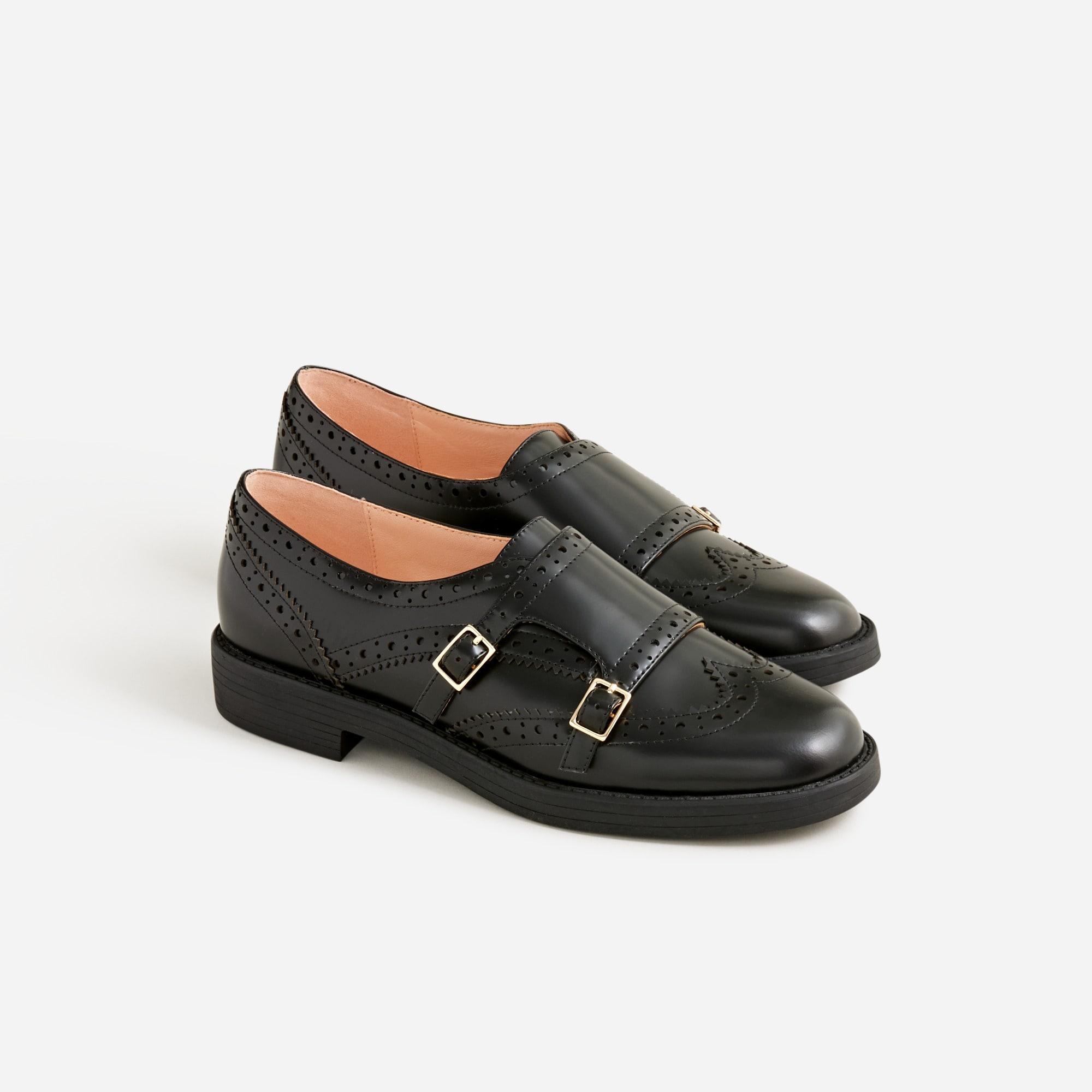 Monk-strap shoes in leather Product Image