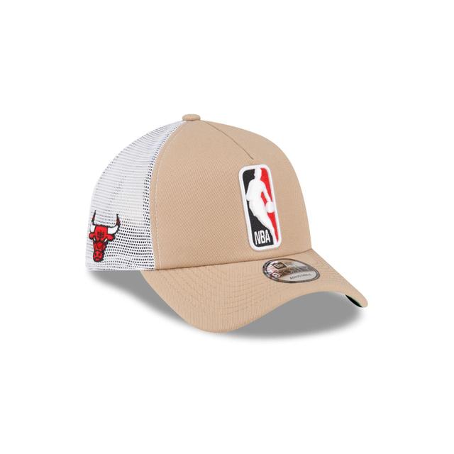 Chicago Bulls Logoman 9FORTY A-Frame Snapback Hat Male Product Image