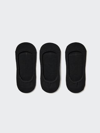 Womens Footsies 3 Pack (Low Cut) with Deodorizing Black US W 7.5-10 UNIQLO US Product Image