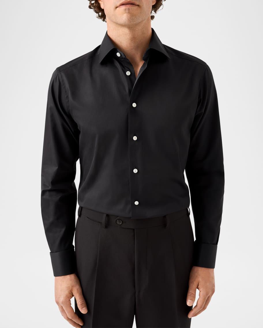 Mens Elevated Twill Contemporary-Fit Dress Shirt Product Image