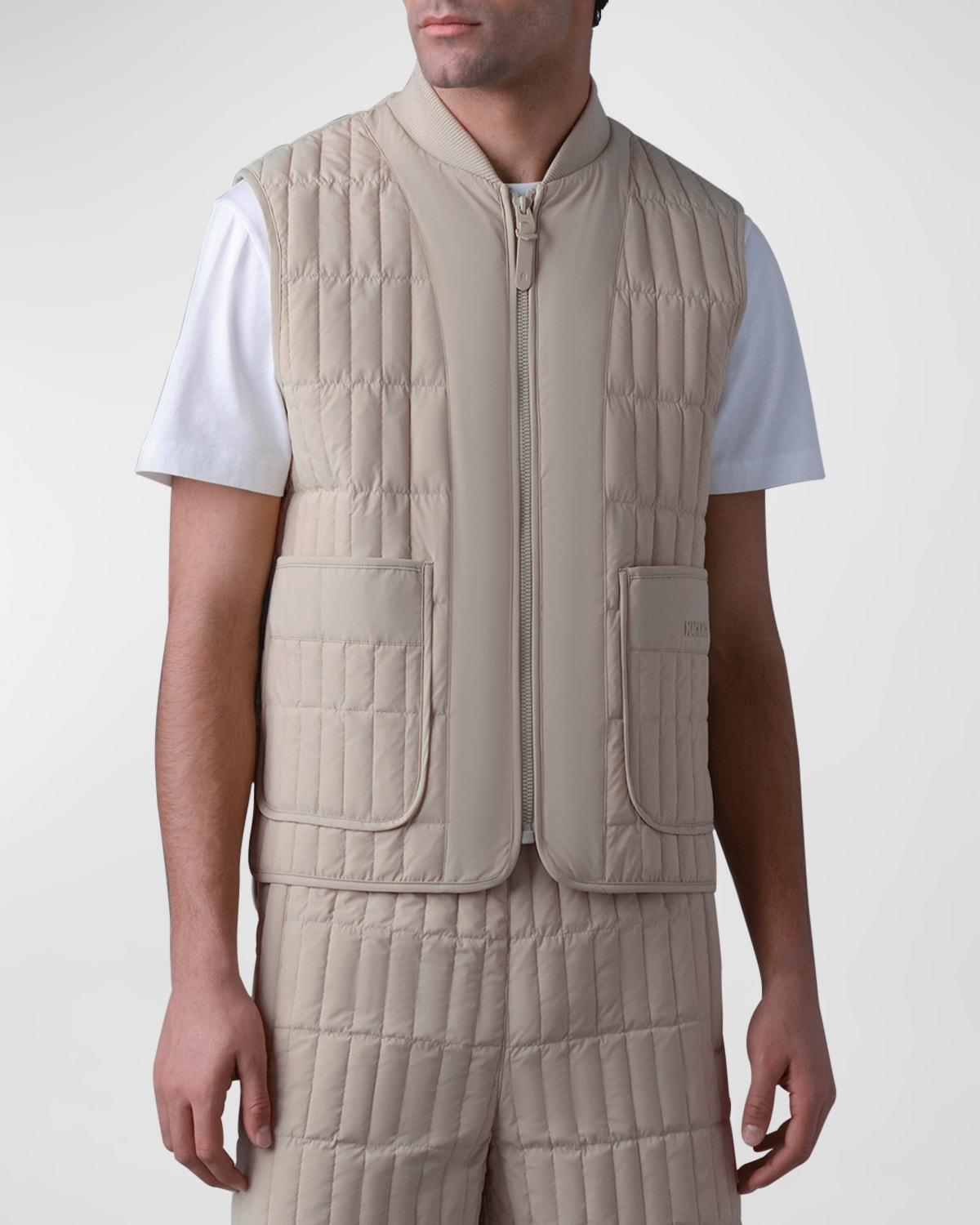 Mens Levi Water-Resistant Quilted Down Vest Product Image