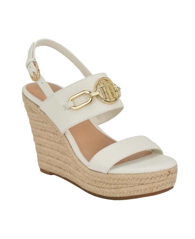 Tommy Hilfiger Womens Khari High Espadrille Wedge Sandals Product Image