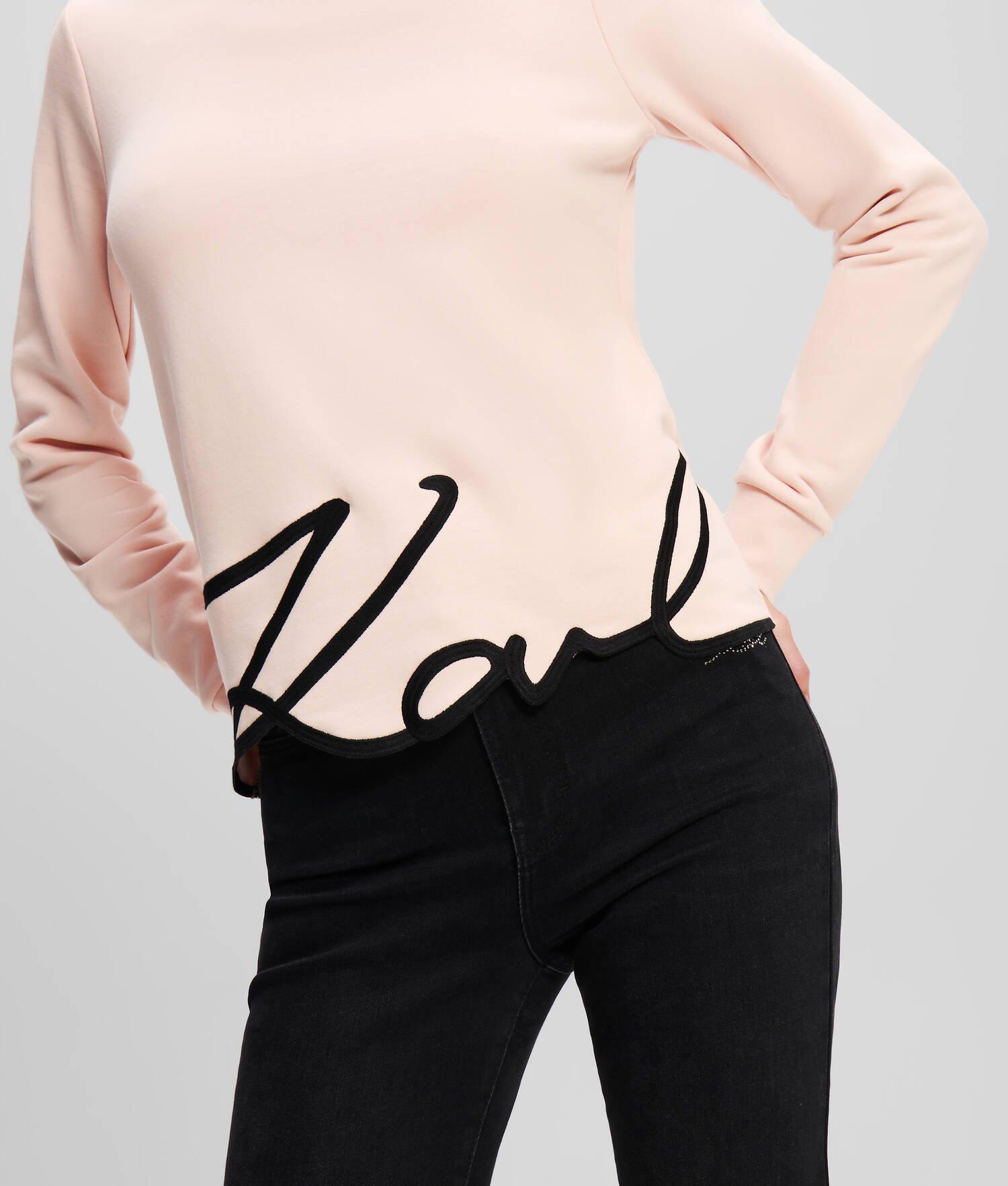 KARL SIGNATURE HEM SWEATSHIRT Product Image