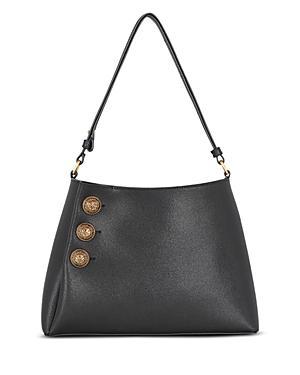 Womens Embleme Leather Shoulder Bag Product Image