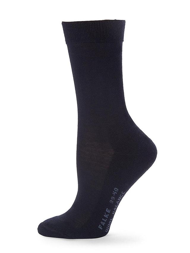 Womens Merino Wool-Blend Crew Socks Product Image