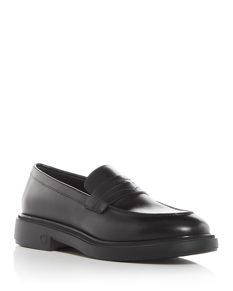 Ferragamo Mens Caligola Penny Loafers Product Image