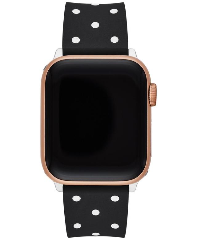 kate spade new york Black Polka Dot Silicone 38, 40mm Band for Apple Watch Product Image