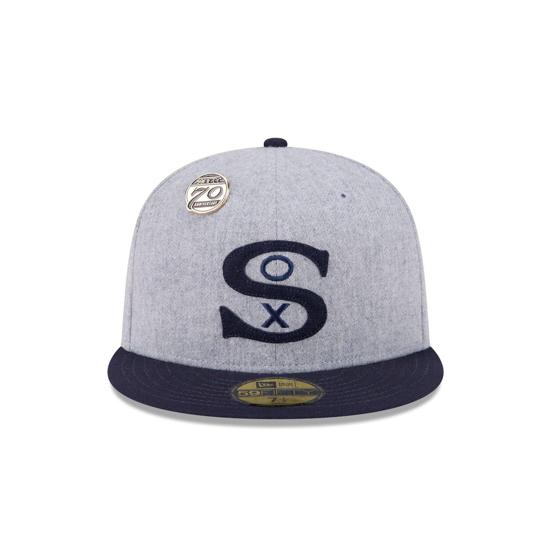 Chicago White Sox 70th Anniversary Gray 59FIFTY Fitted Hat Male Product Image