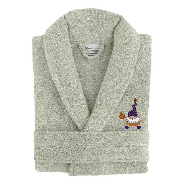 Linum Home Textiles Adult 100% Turkish Cotton Terry Embroidered Bath Robe - Halloween Gnomes, Womens Product Image