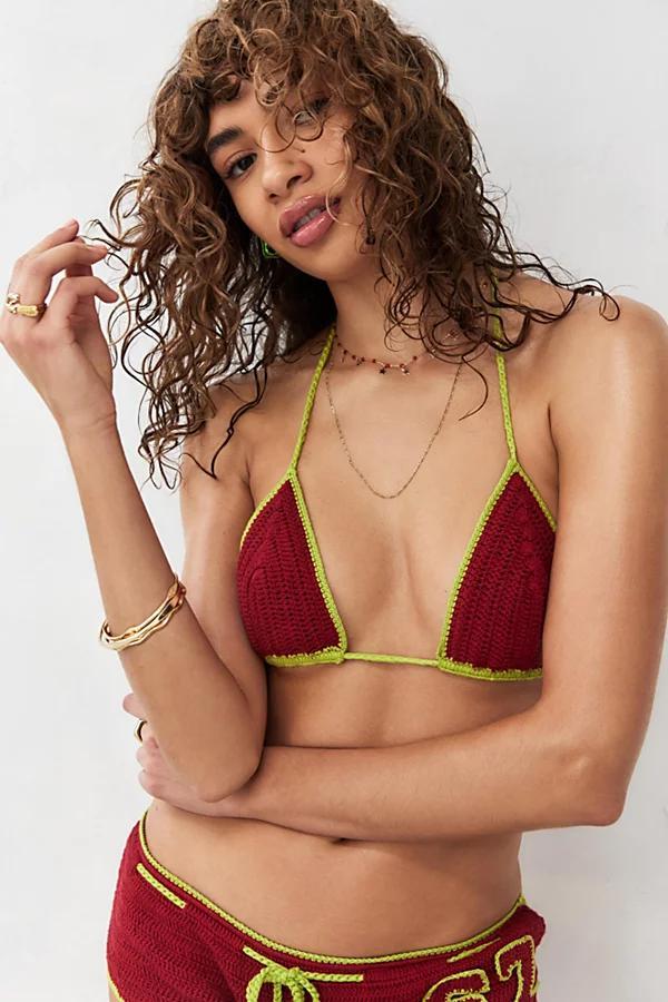 Out From Under Miley Knitted Bikini Top Womens at Urban Outfitters Product Image