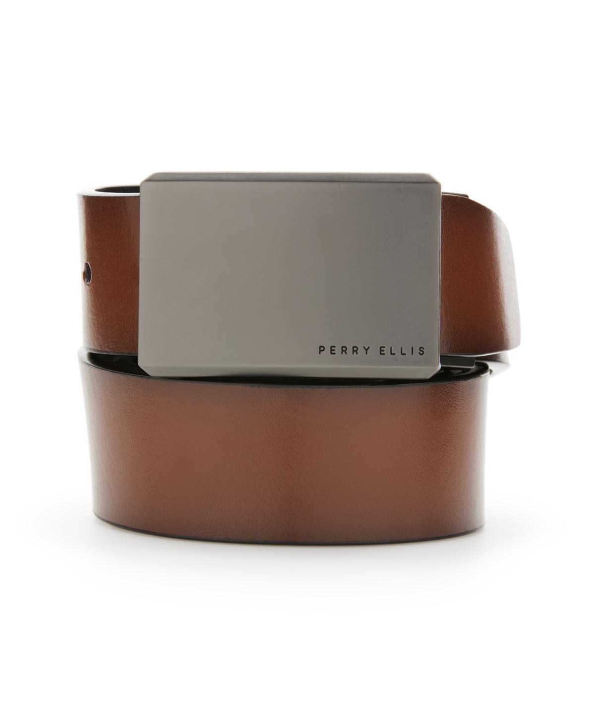 Perry Ellis Portfolio Mens Plaque Reversible Belt Product Image