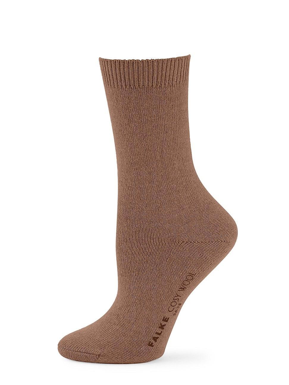 Cashmere & Wool-Blend Cozy Socks Product Image