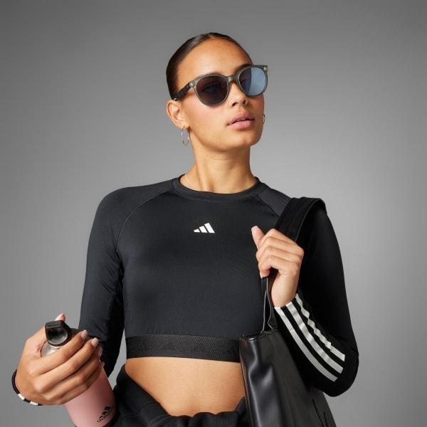 Hyperglam Training Cropped Long Sleeve Tee Product Image