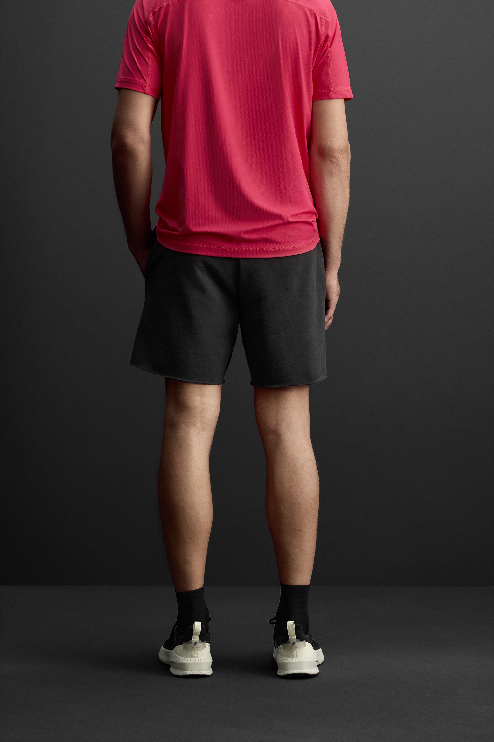 EMBROIDERED JOGGER SHORTS Product Image