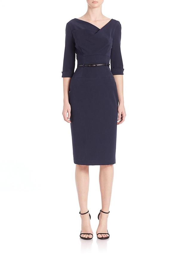 Womens Jackie O Three-Quarter Sleeve Dress Product Image