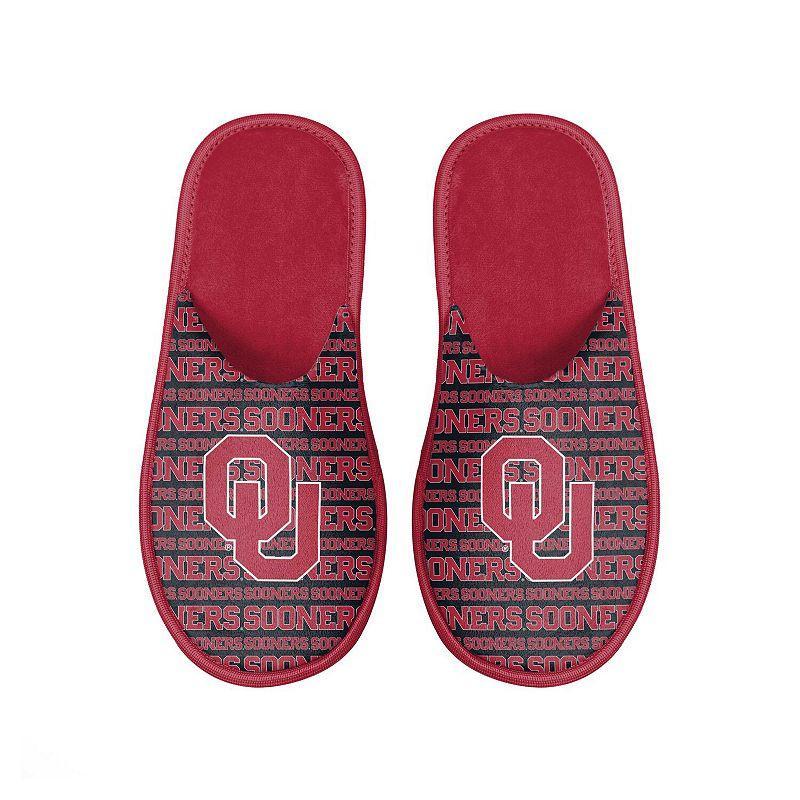 Mens FOCO Oklahoma Sooners Scuff Logo Slide Slippers Product Image