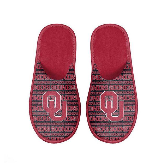 Mens FOCO Oklahoma Sooners Scuff Logo Slide Slippers Product Image