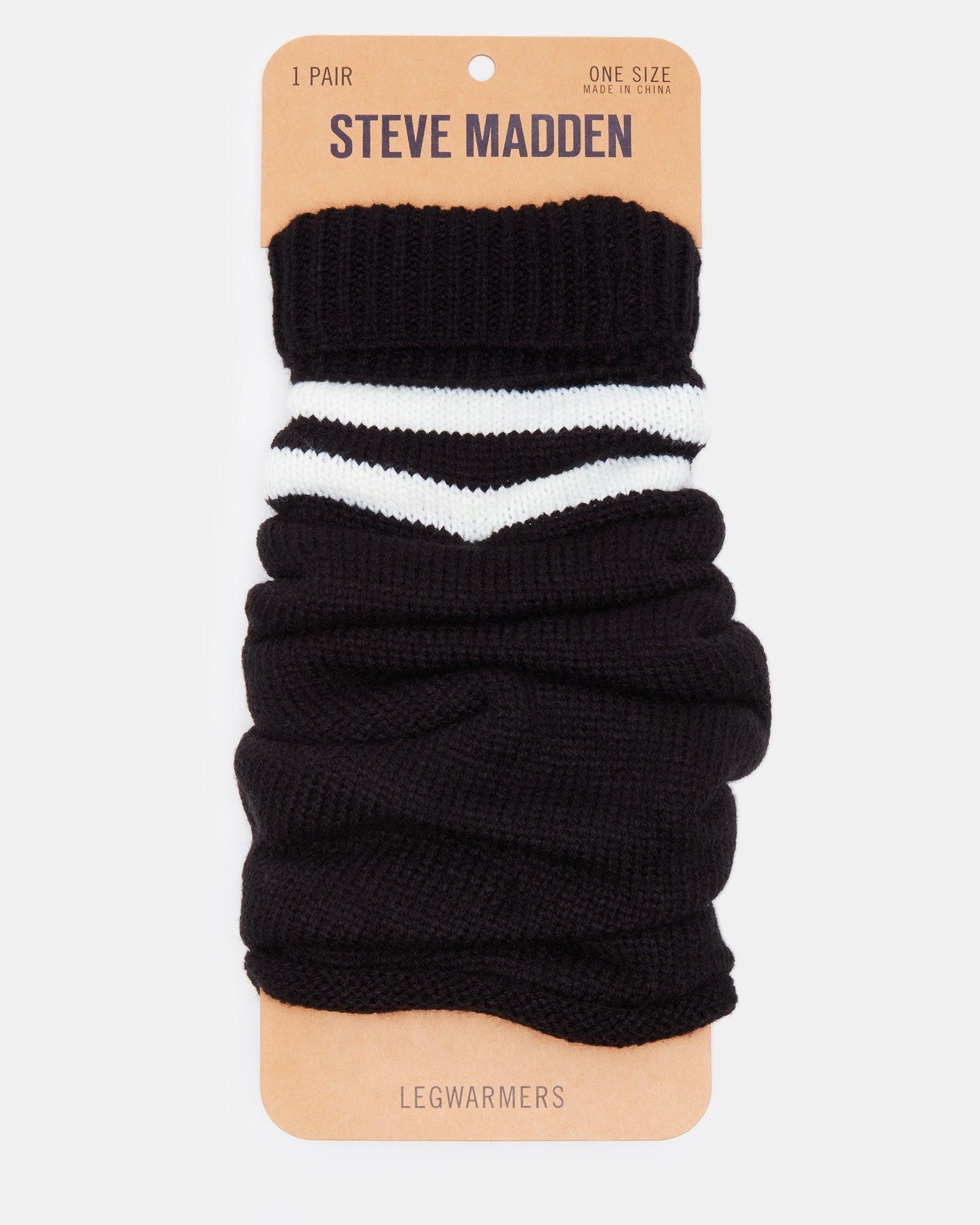 STRIPED LEGWARMER BLACK product image