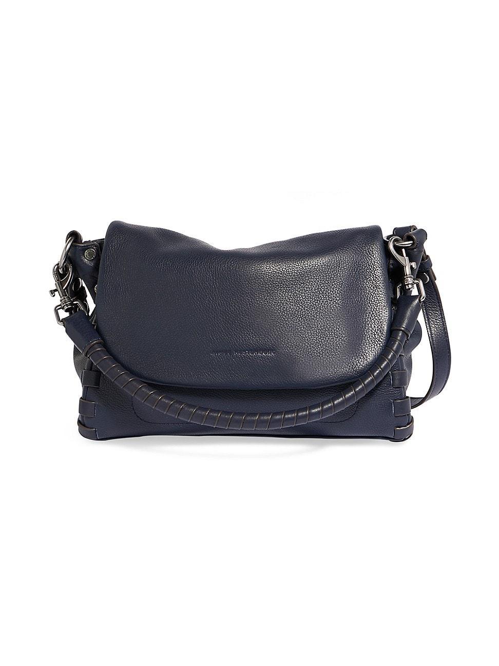 Womens Zen Leather Convertible Crossbody Bag Product Image