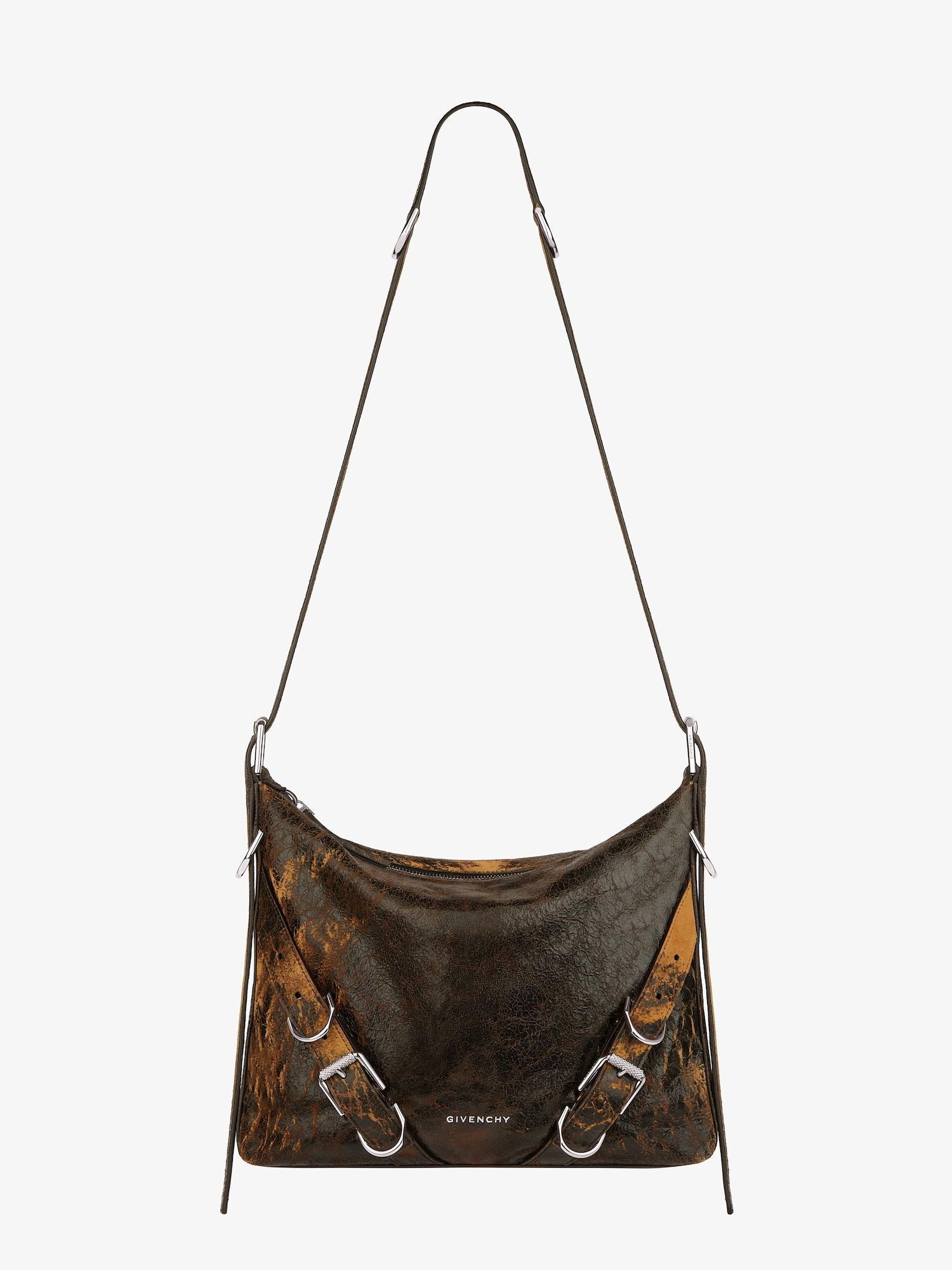 Voyou Crossbody bag in crackled leather Product Image