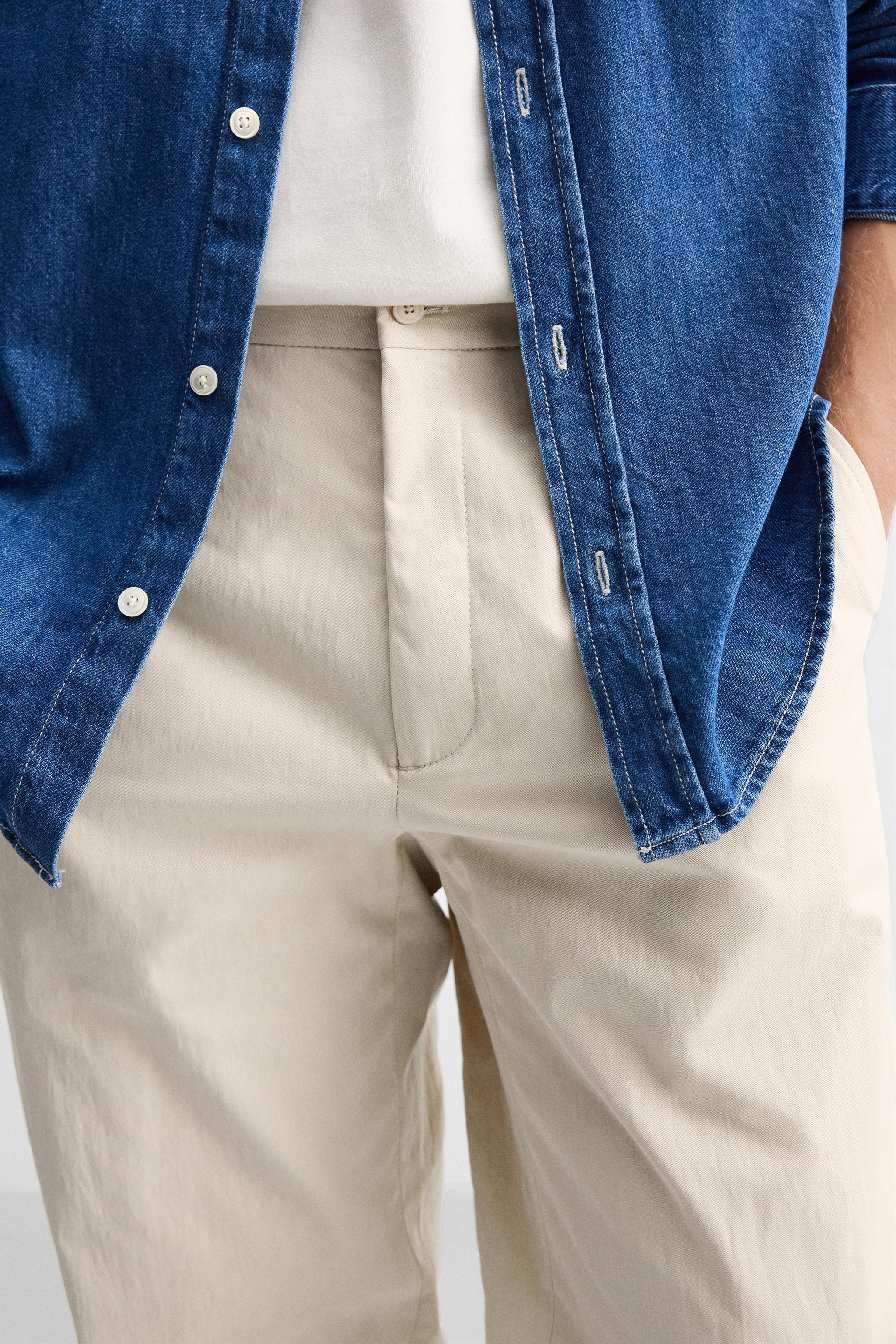 STRAIGHT FIT CHINO PANTS Product Image