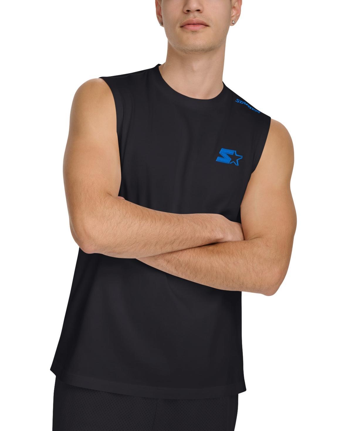 Starter Mens Regular-Fit Logo Graphic Sleeveless T-Shirt Product Image