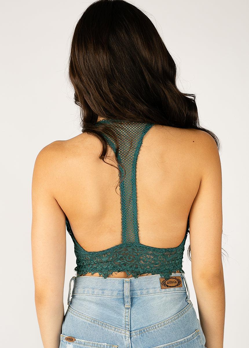 Myranda Bralette in Dark Teal Product Image