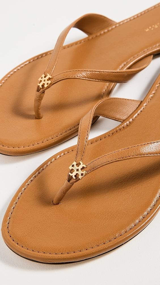 Tory Burch Leather Flip Flops | Shopbop Product Image