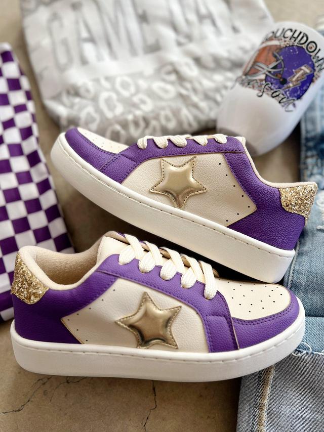 Miel Purple Gameday Sneakers Product Image