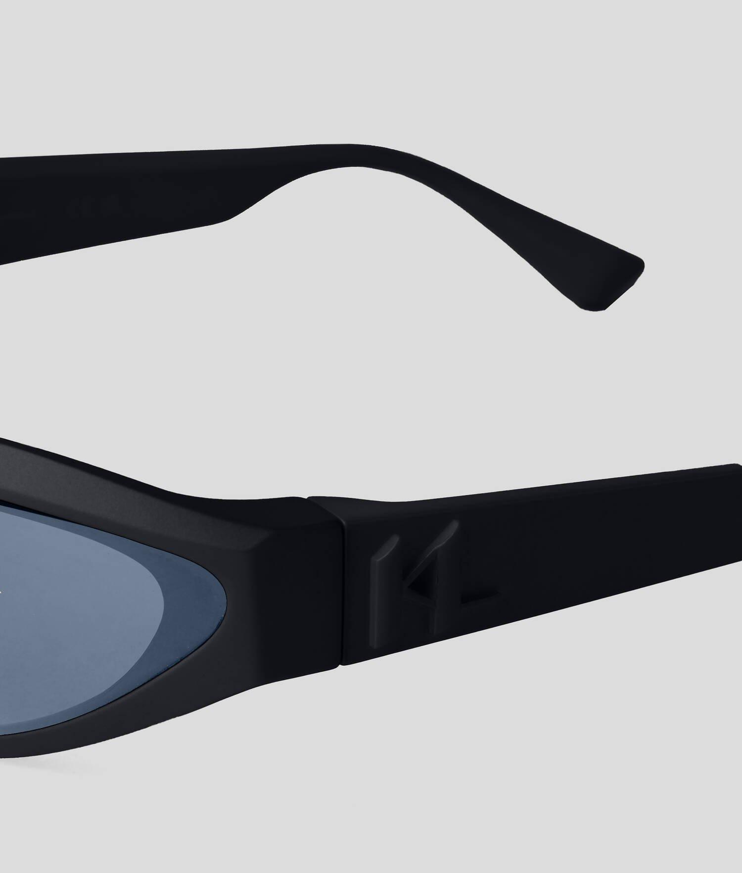 KL MONOGRAM LOGO WRAP-AROUND SUNGLASSES Product Image