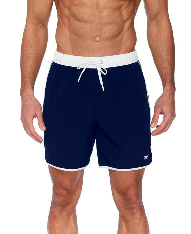 Reebok Mens Quick-Dry Core Volley 7 Swim Trunks Product Image