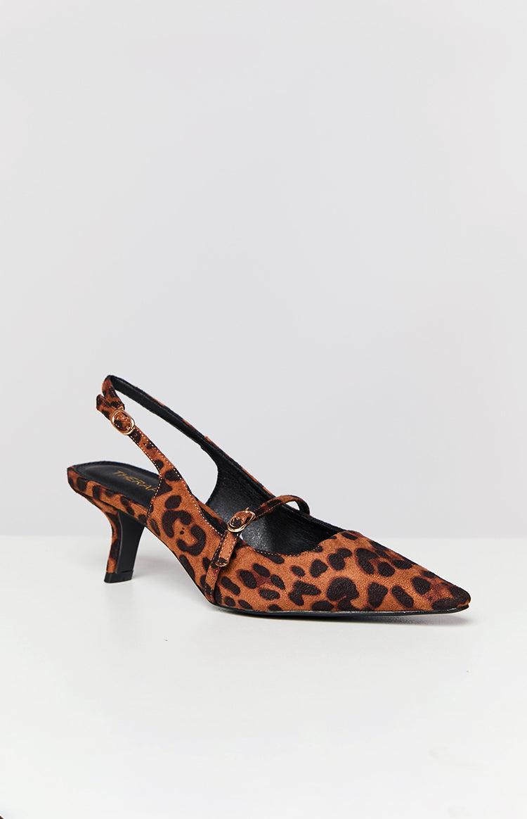 Therapy Parlour Leopard Print Heels Product Image