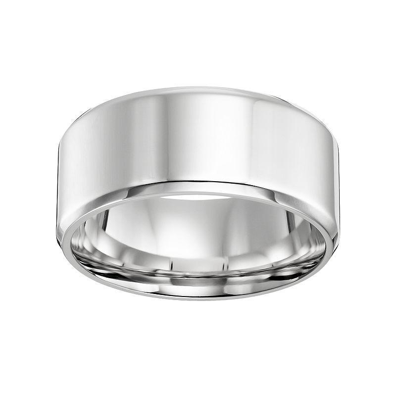 AXL Stainless Steel Mens Wedding Band Silver Product Image