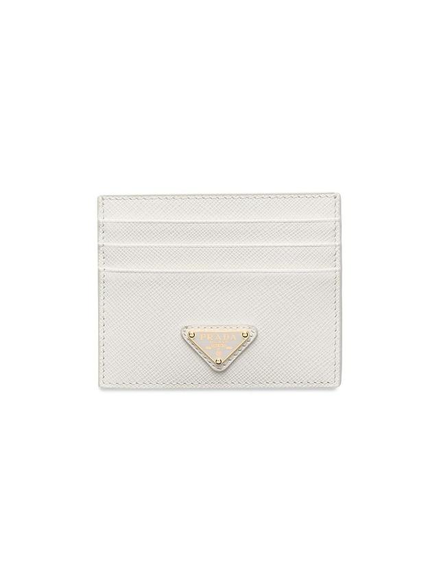 Womens Saffiano Leather Card Holder Product Image