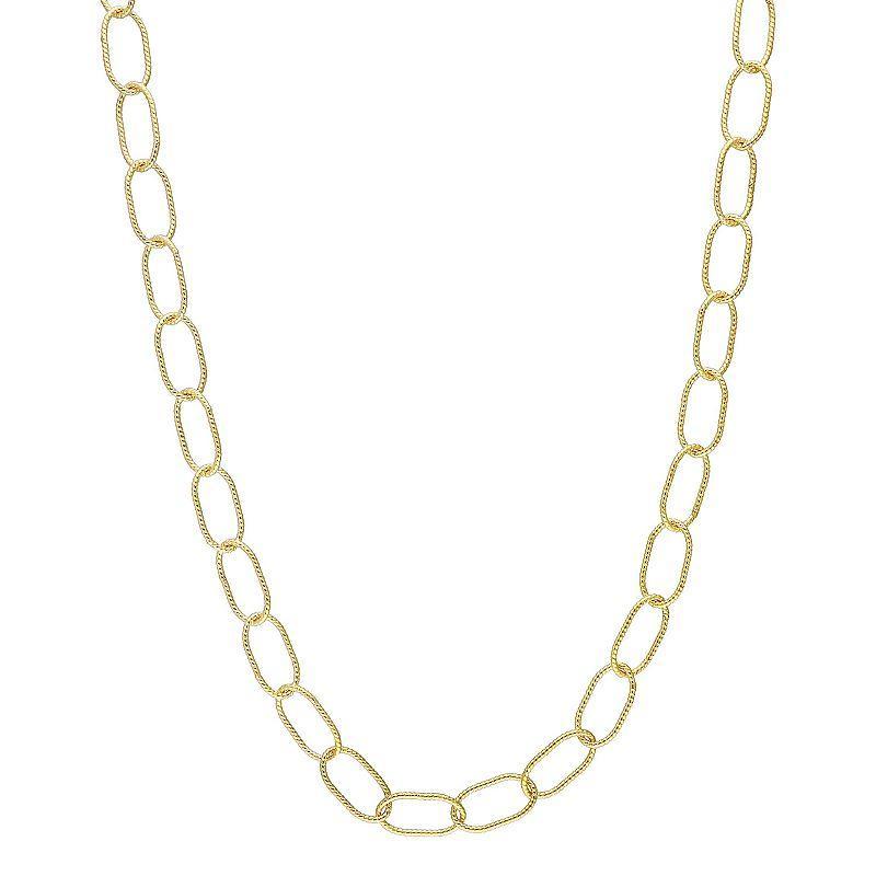 Stella Grace Sterling Silver 6.5 mm Twisted Rolo Chain Necklace, Womens Product Image