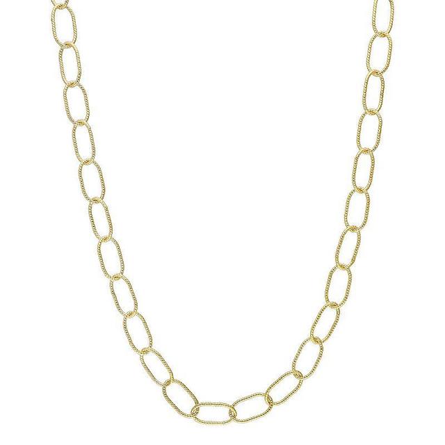 Stella Grace Sterling Silver 6.5 mm Twisted Rolo Chain Necklace, Womens Product Image