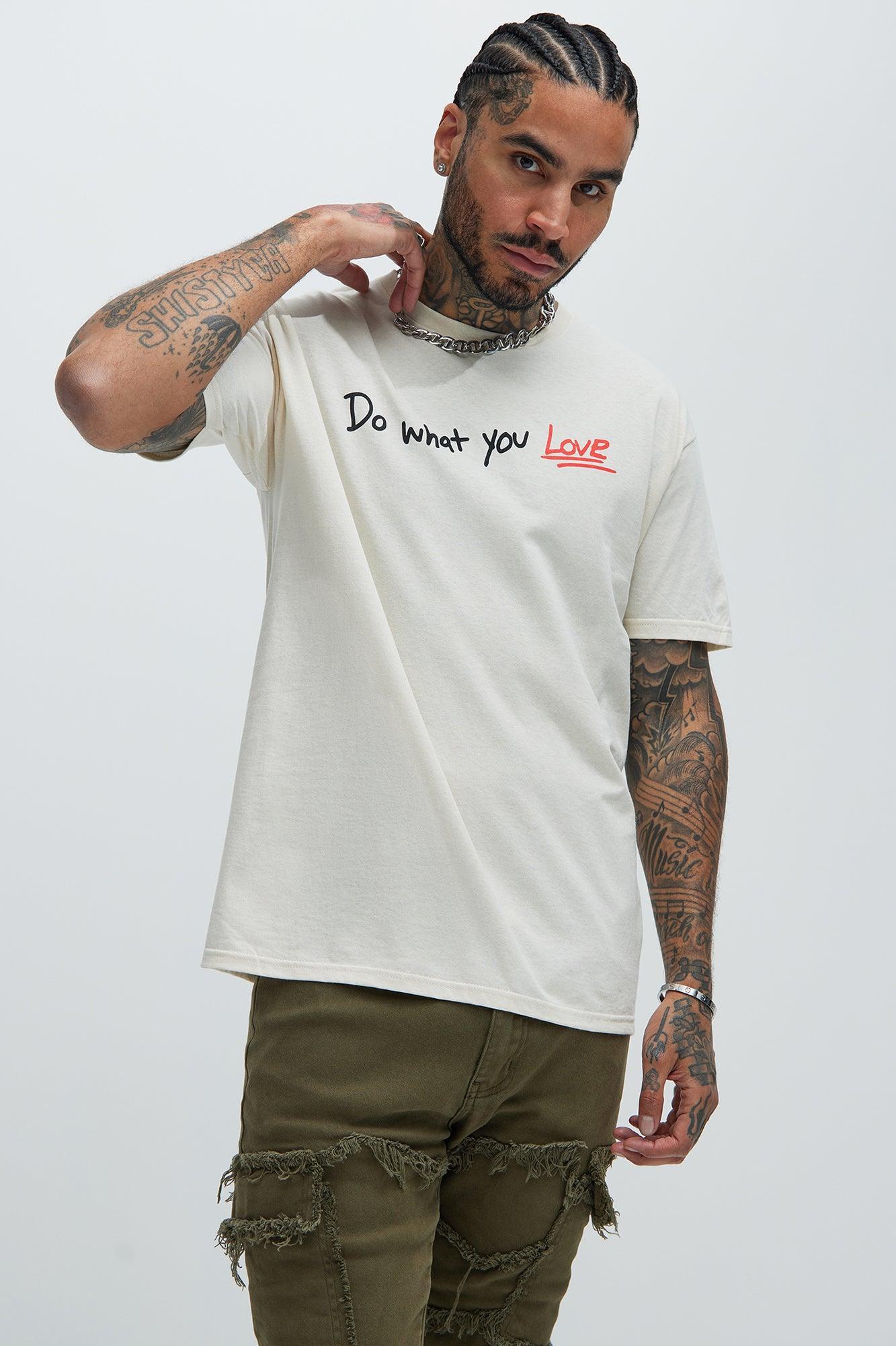 Do What You Love Short Sleeve Tee - Cream product image