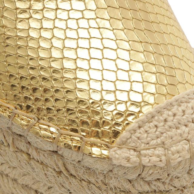 Greeca Metallic Leather Espadrille Product Image