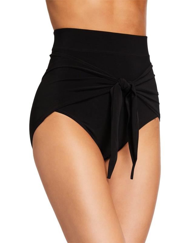 Diaper Tie-Front High-Waist Bikini Bottom Product Image