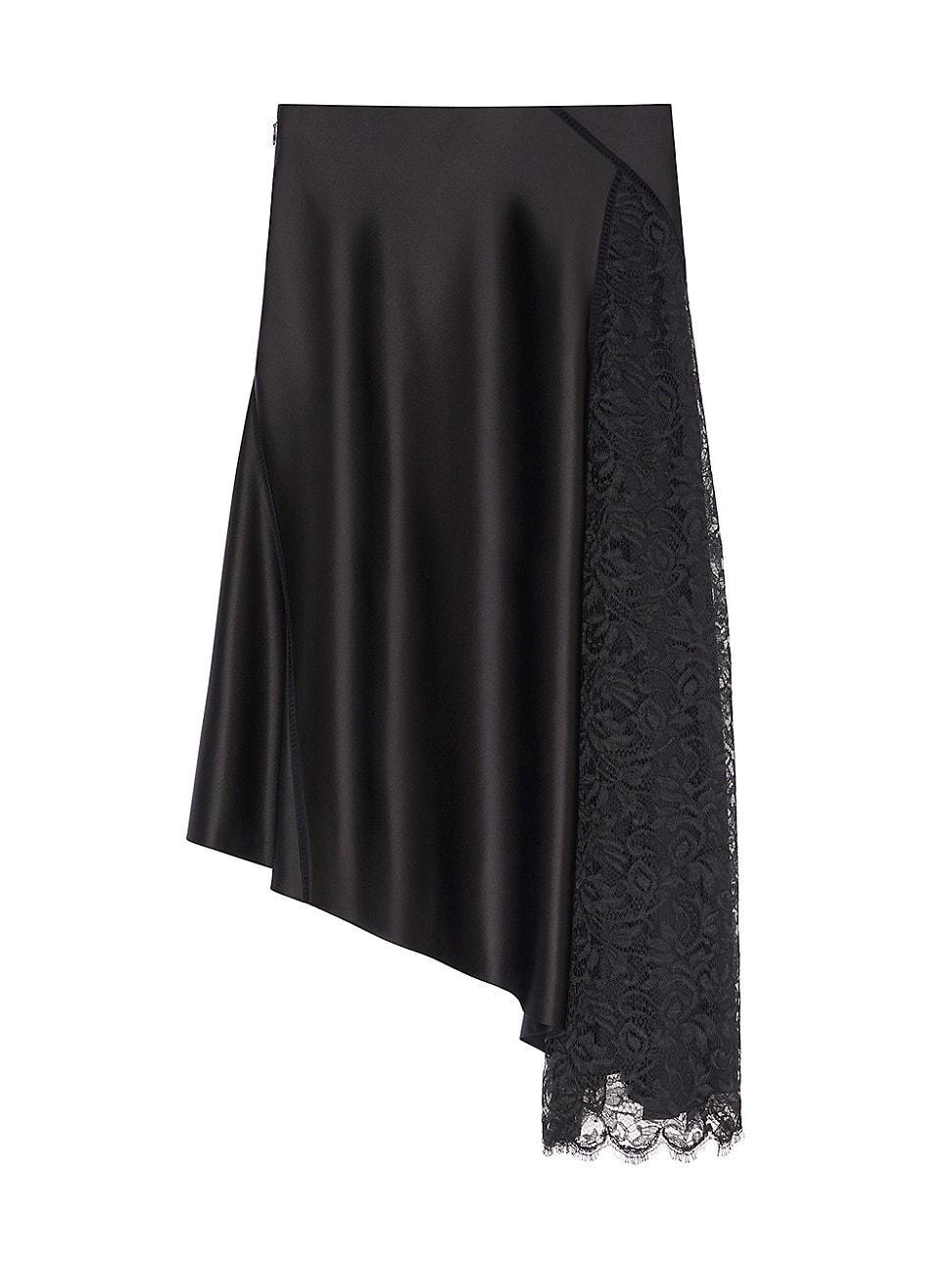 Womens Skirt In Satin And Lace Product Image