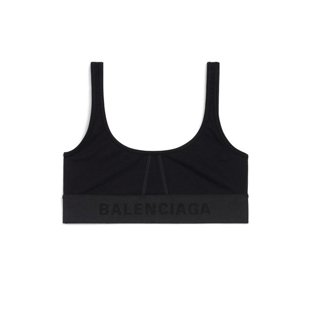 Women's Sporty Bra in Black Product Image