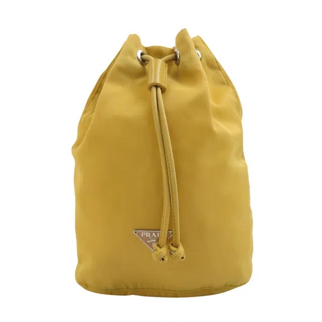 Tessuto Synthetic Clutch Bag () In Yellow Product Image