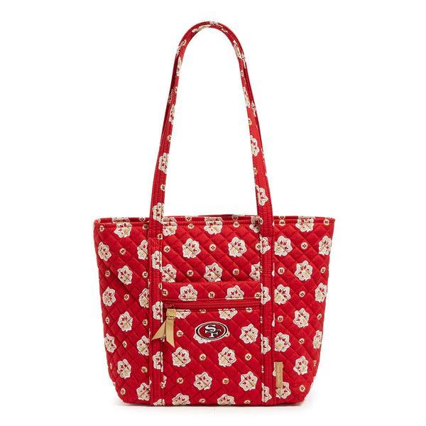 Vera Bradley NFL Small Tote Bag Women in San Francisco 49ers Bandana Product Image