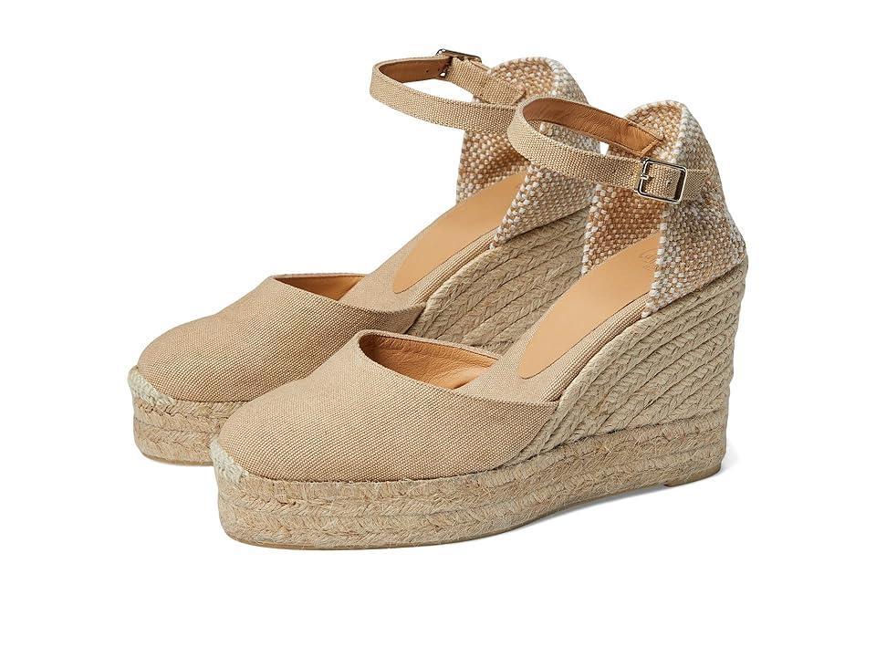 CASTANER Carol 80 mm Wedge Espadrille (Sand) Women's Shoes Product Image