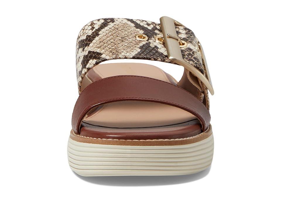 Cole Haan Originalgrand Platform Slides (Sandollar Snake Print/Dark Cuoio/Ivory) Women's Sandals Product Image