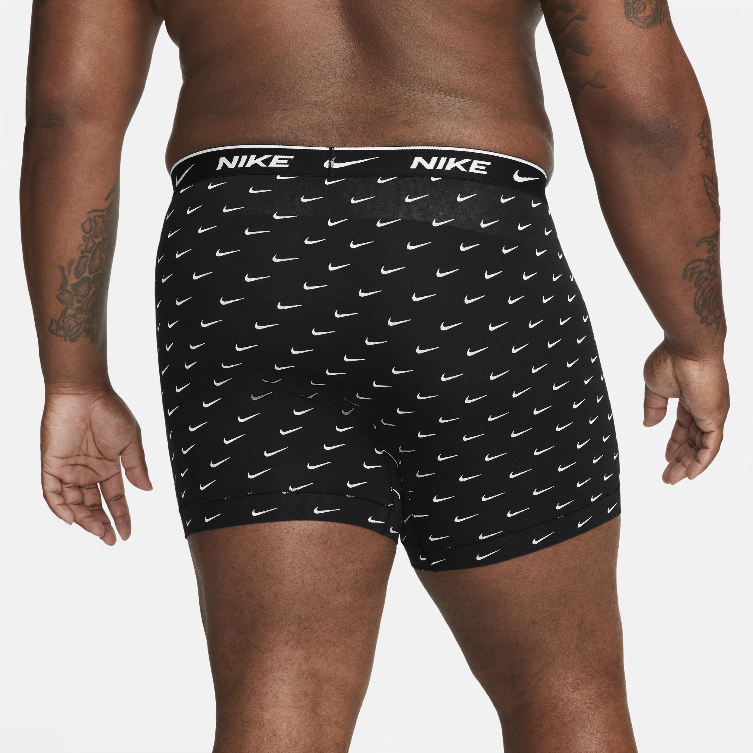 Nike Dri-FIT Essential 3-Pack Stretch Cotton Boxer Briefs Product Image