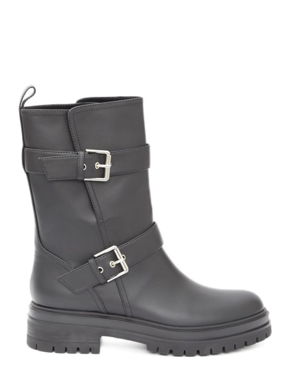 Ankle Boots Thiago Calfskin In Black Product Image