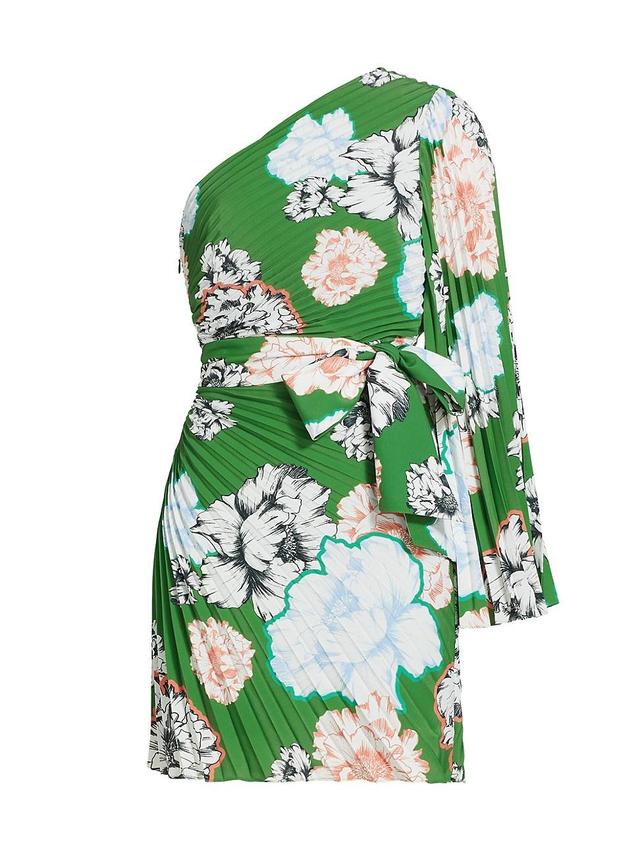 Womens Linden Petals In Bloom One-Shoulder Dress Product Image